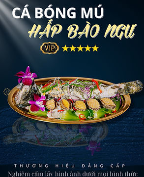 Cá Bóng Mú Hấp Bào Ngư