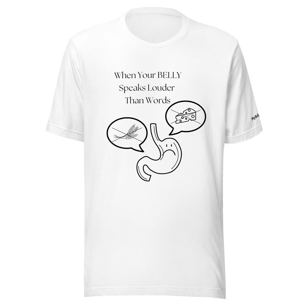 Thumbnail: "When Your Belly Speaks" Unisex t-shirt