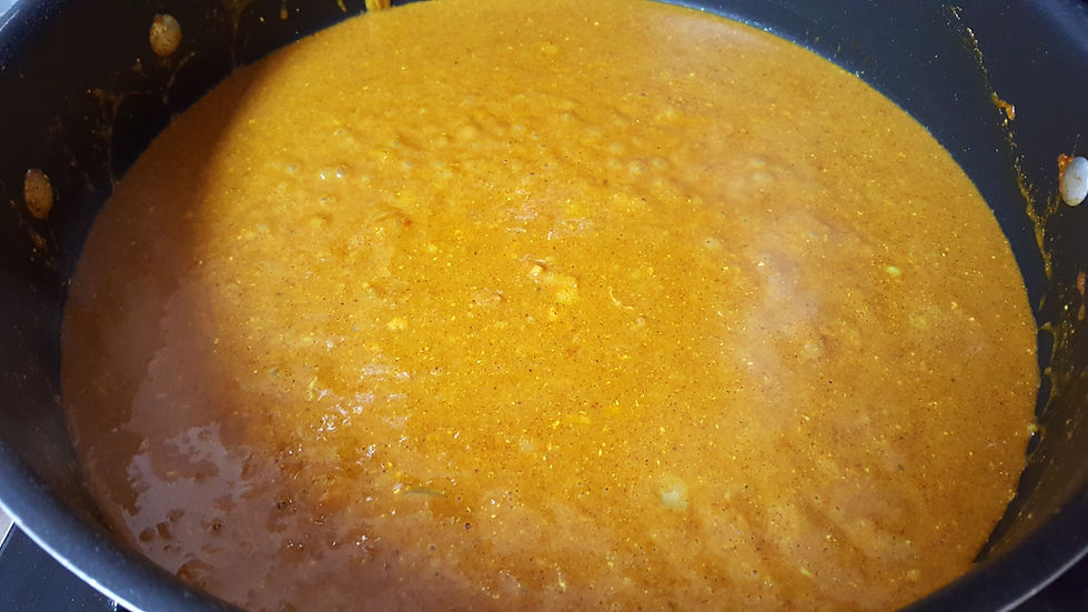 sauce cooking