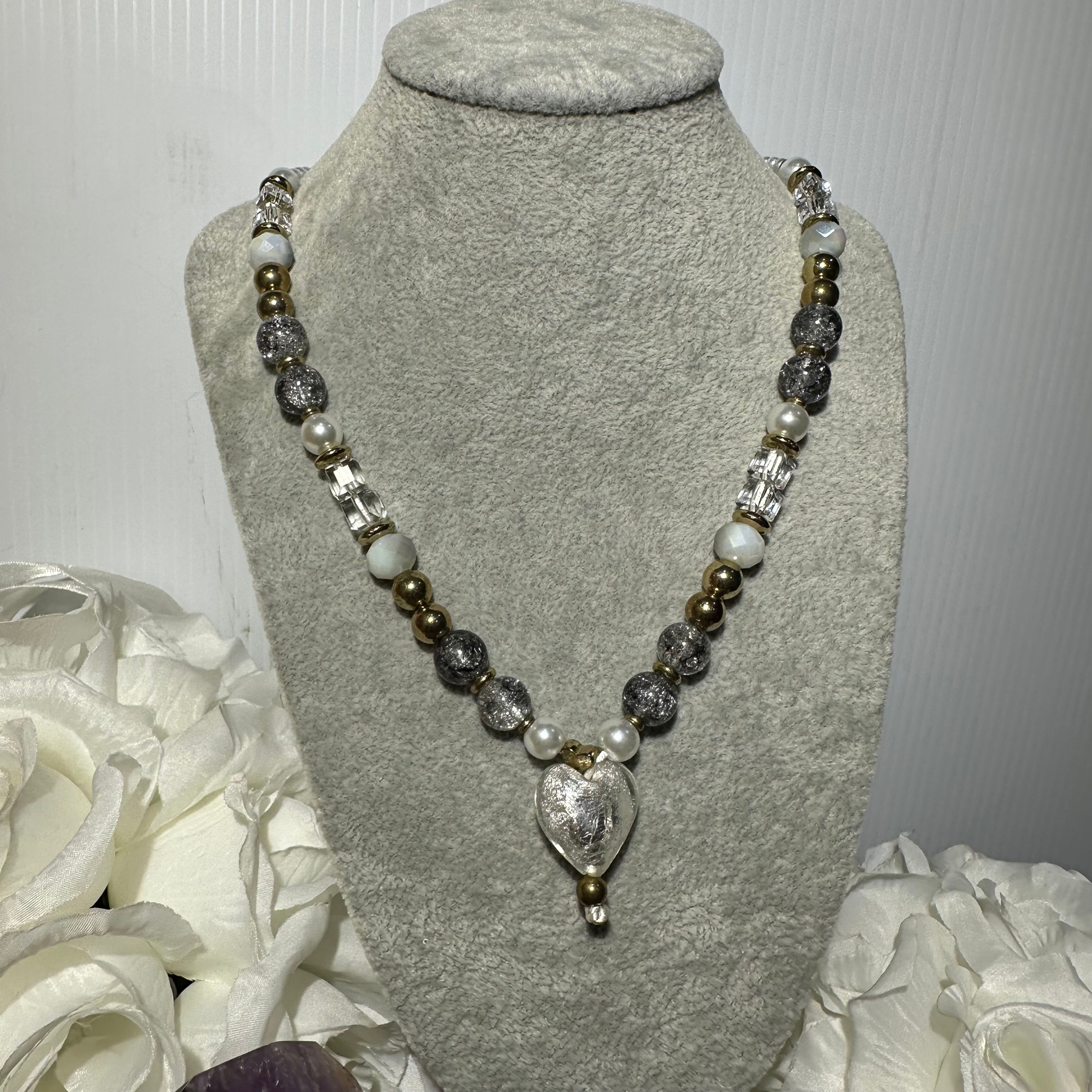 Silver Keepsake Heart Necklace