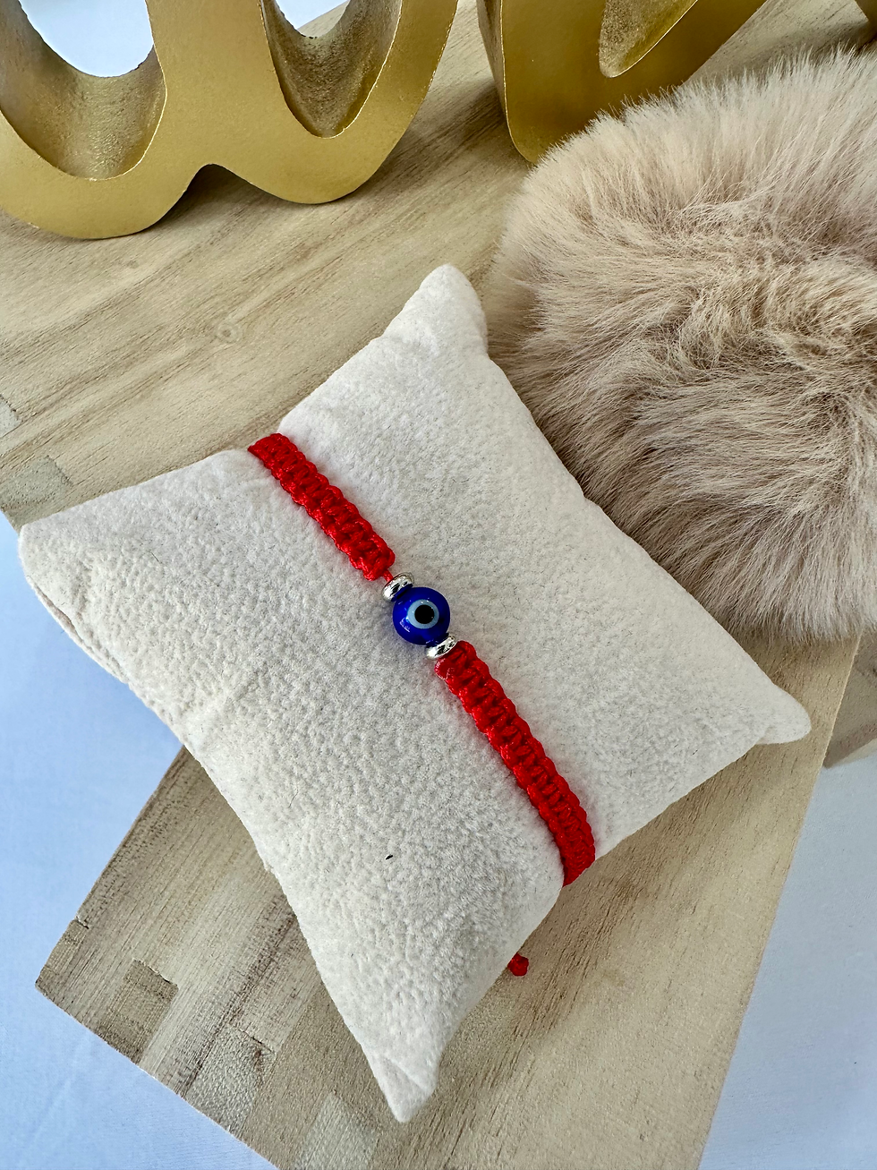 Thumbnail: Mati "Evil Eye" Charm Cord Bracelet 