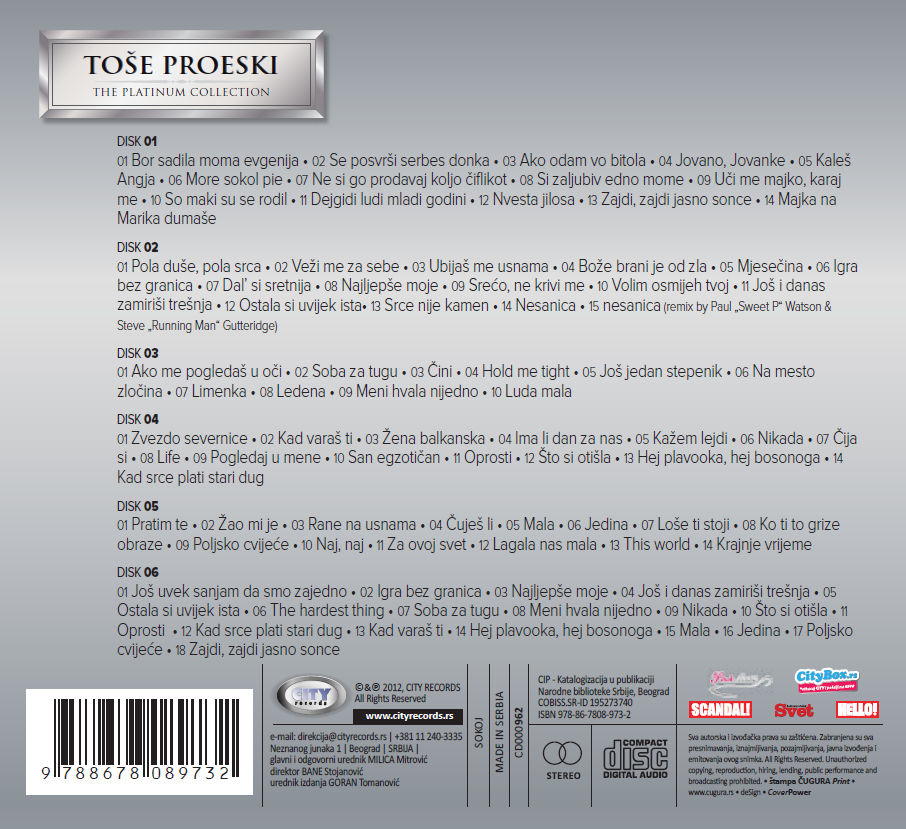 Thumbnail: TOŠE PROESKI  | THE PLATINUM COLLECTION