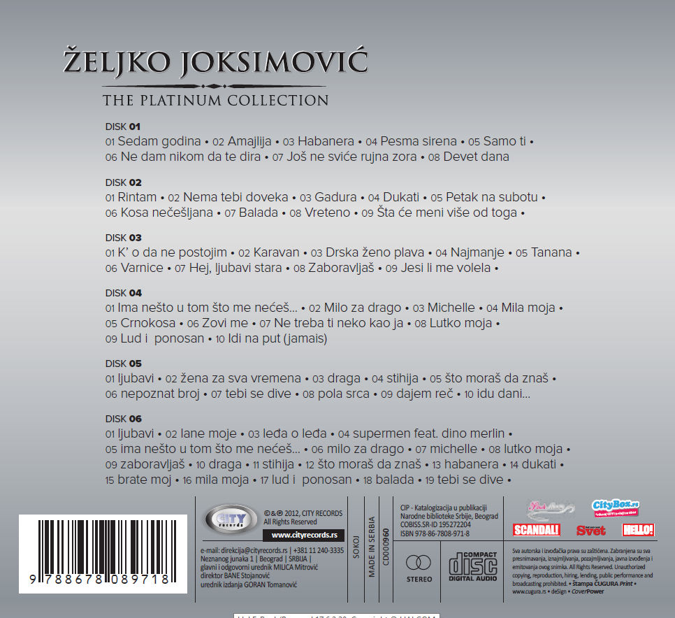 Thumbnail: ŽELJKO JOKSIMOVIĆ | THE PLATINUM COLLECTION
