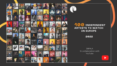 IMPALA u saradnji sa YOUTUBE-om pokreće novi program “100 ARTISTS TO WATCH” 