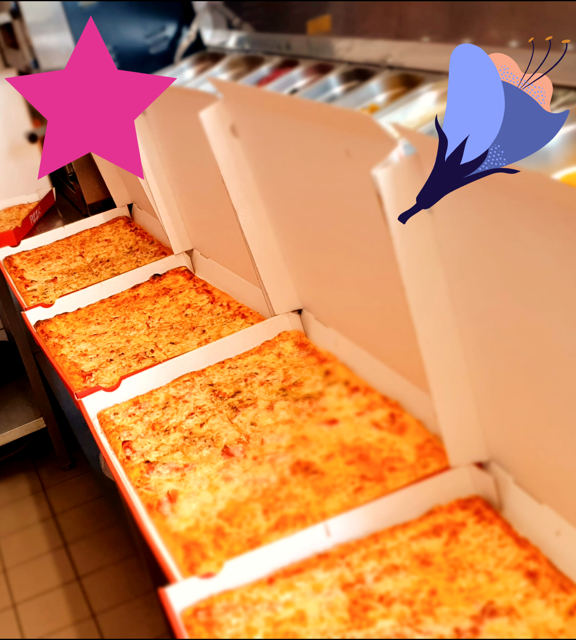 Arranged Food and Objects