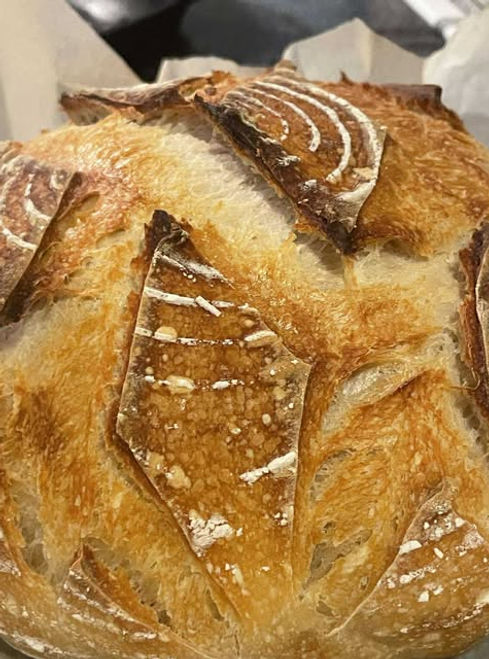 A Loaf of Sourdough Bread