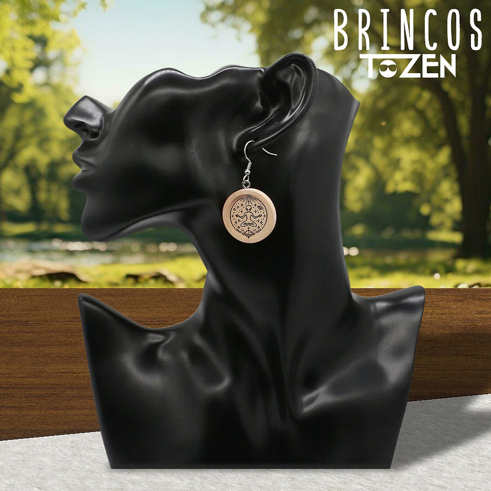 Miniatura: Brincos Natural de Madeira Tozen Personalizados, pearcing, brinco, acessório feminino, brinco masculino, moda, orelha