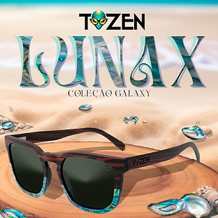 Óculos de Sol de Madeira Tozen Lunax Abalone natural