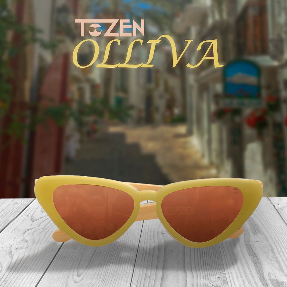 Miniatura: Óculos de Sol de madeira Tozen Olliva