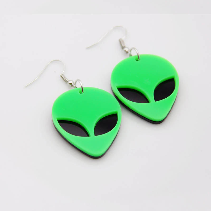 Brincos de Acrílico Tudozen Alientrix