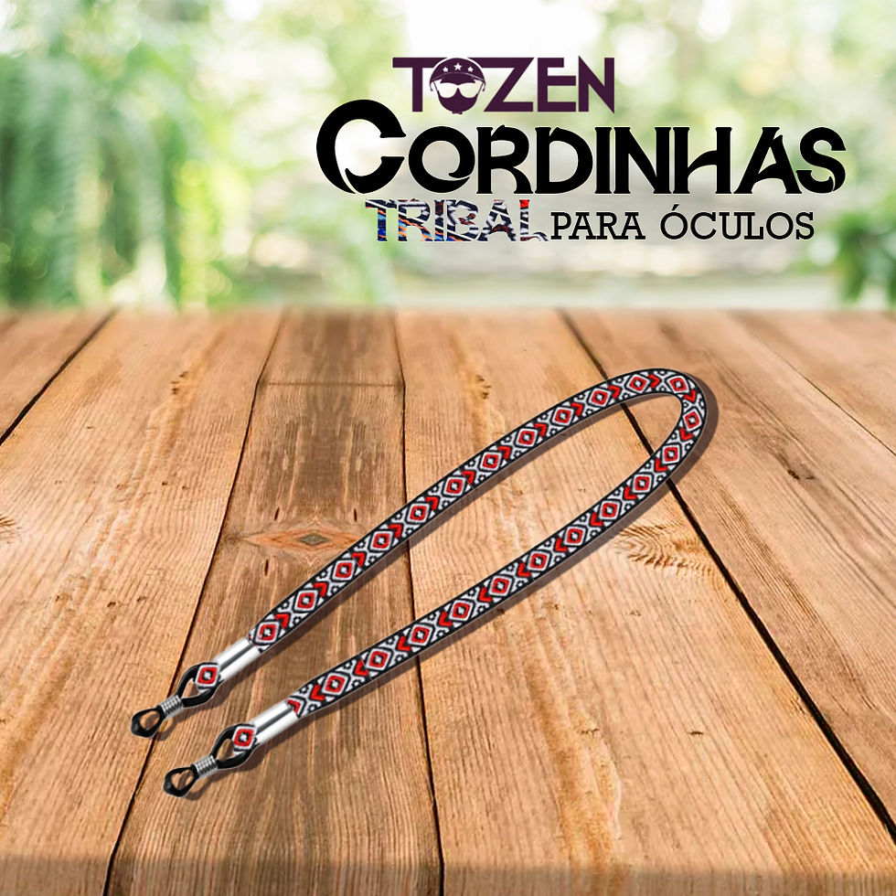 Miniatura: Cordinha para óculos de tecido Tribal Tozen