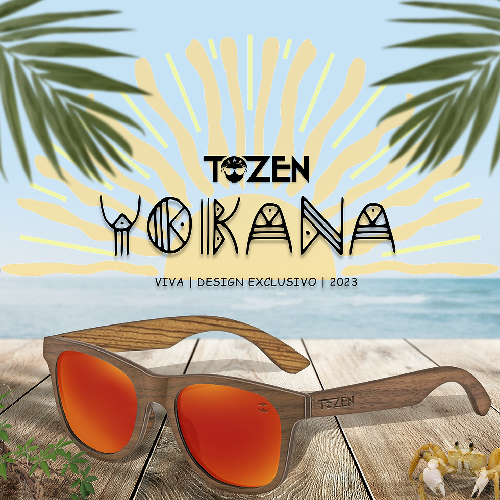 Miniatura: Óculos de Sol Artesanal Madeira Tozen YOKANA