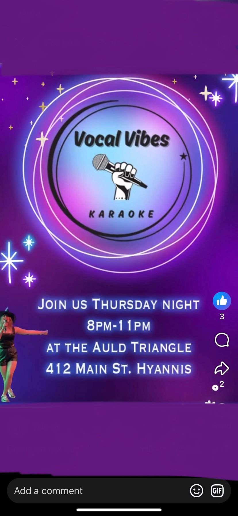 Karaoke Vocal Vibes Hosted by Tria 