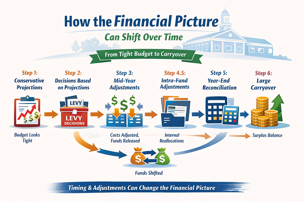 How the Financial Picture Can Shift Over Time: We Need a Levy / No We Don't