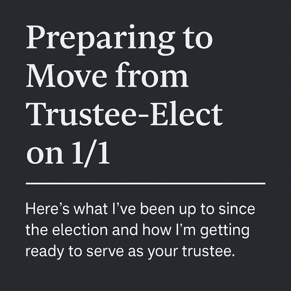 From Trustee‑Elect to Trustee: Preparing to Serve Russell Township