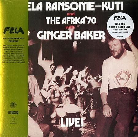 Vinil Fela Kuti & Ginger Baker Live