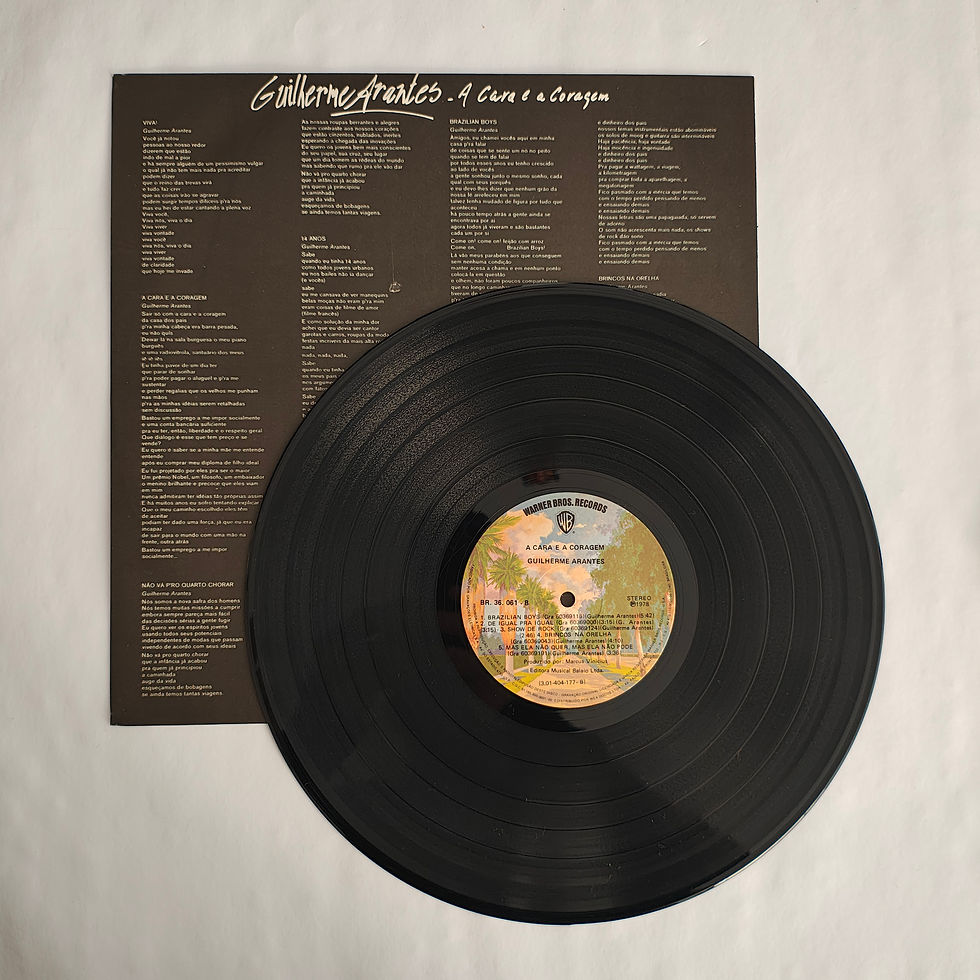 Miniatura: Vinil Guilherme Arantes  - A Cara e a Coragem