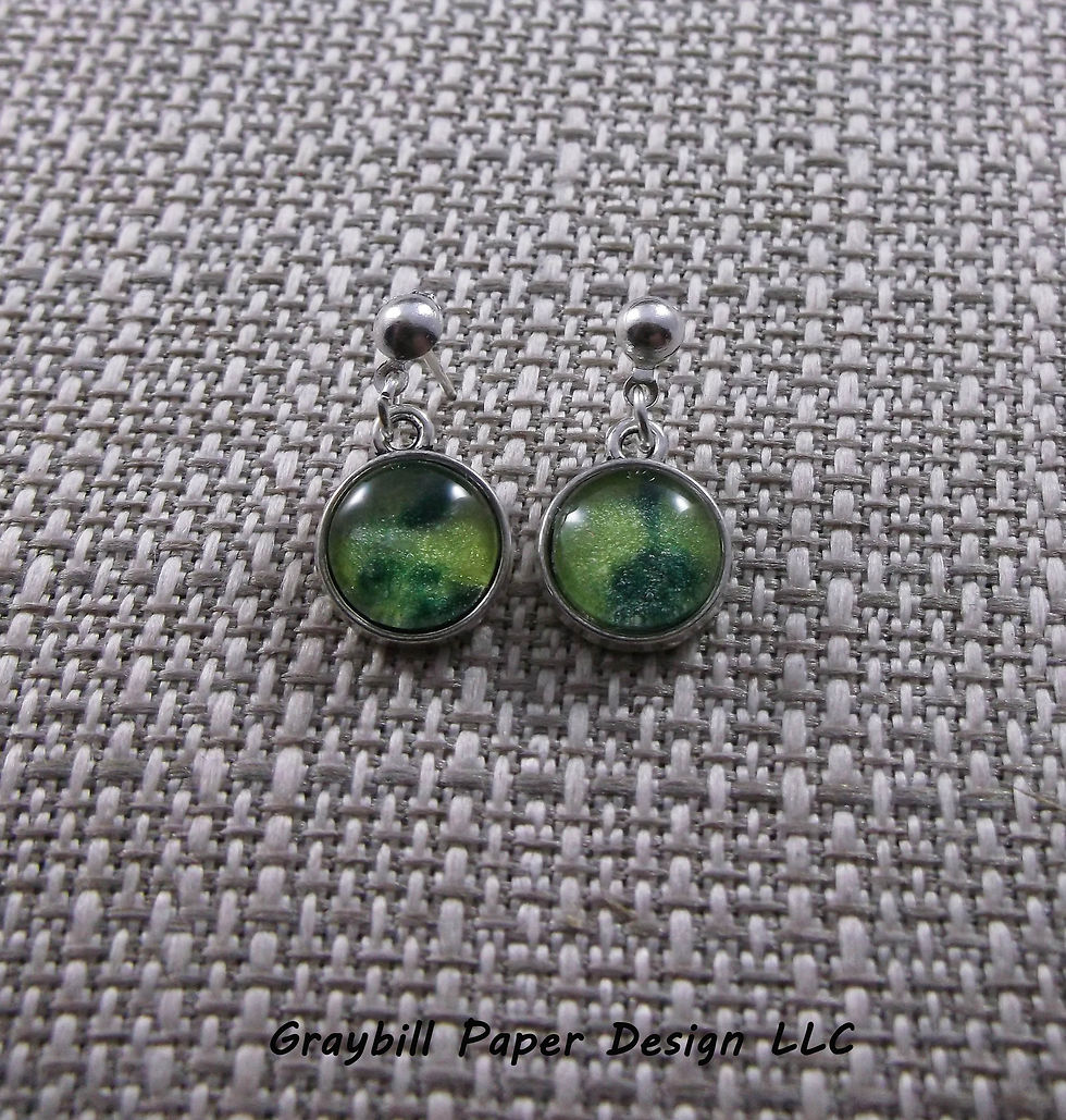 Thumbnail: Small Post Dangle Earring