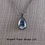 Thumbnail: Gunmetal Teardrop Pendant