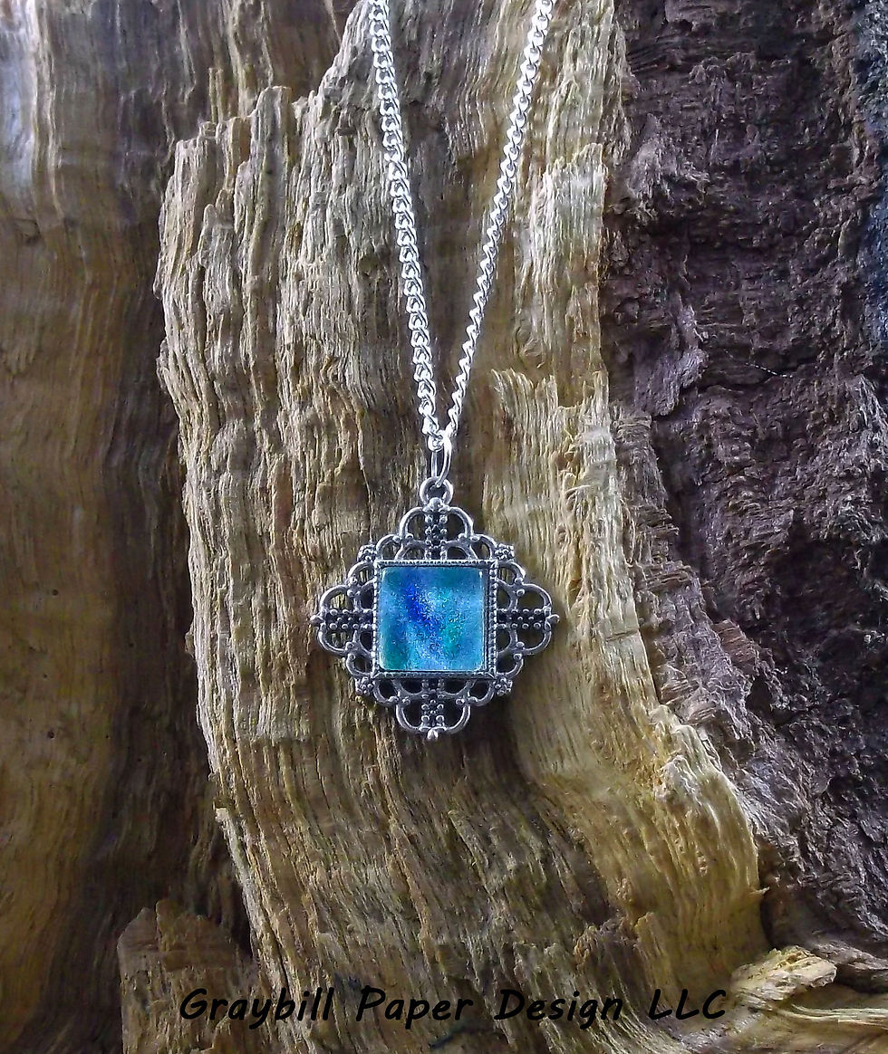 Thumbnail: Antique Square Pendant