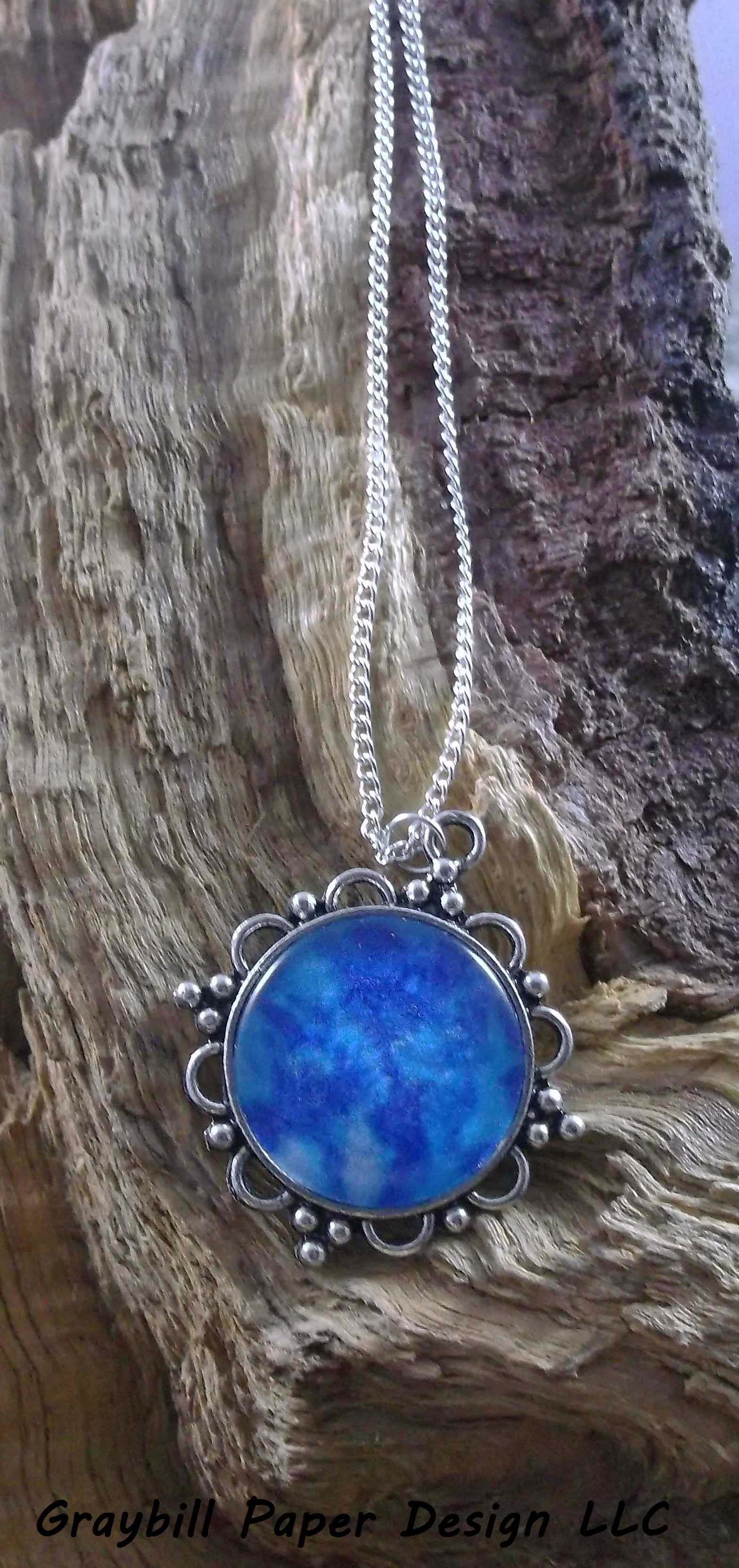 Scrolled Medallion Pendant