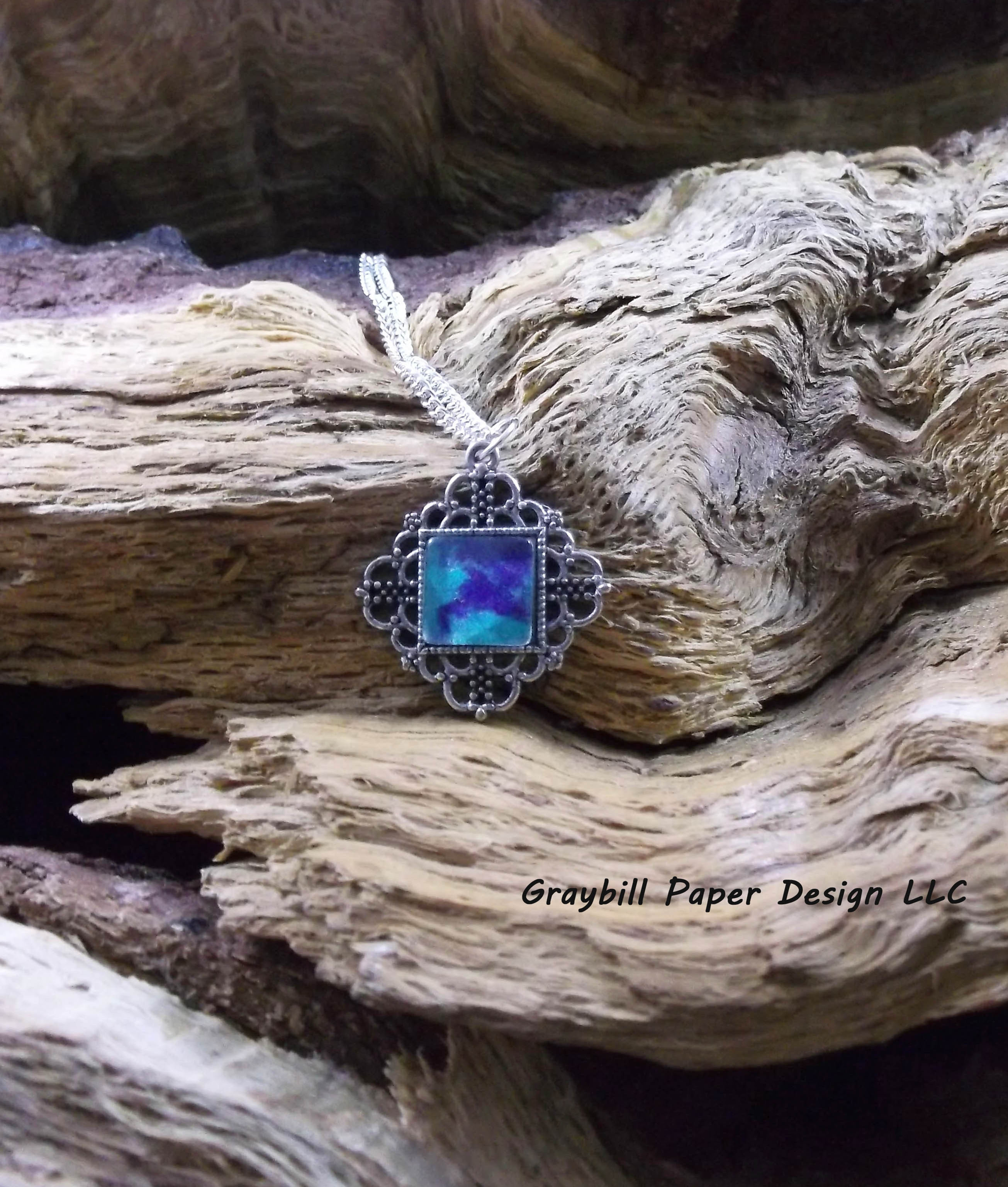 Diamond Square Pendant