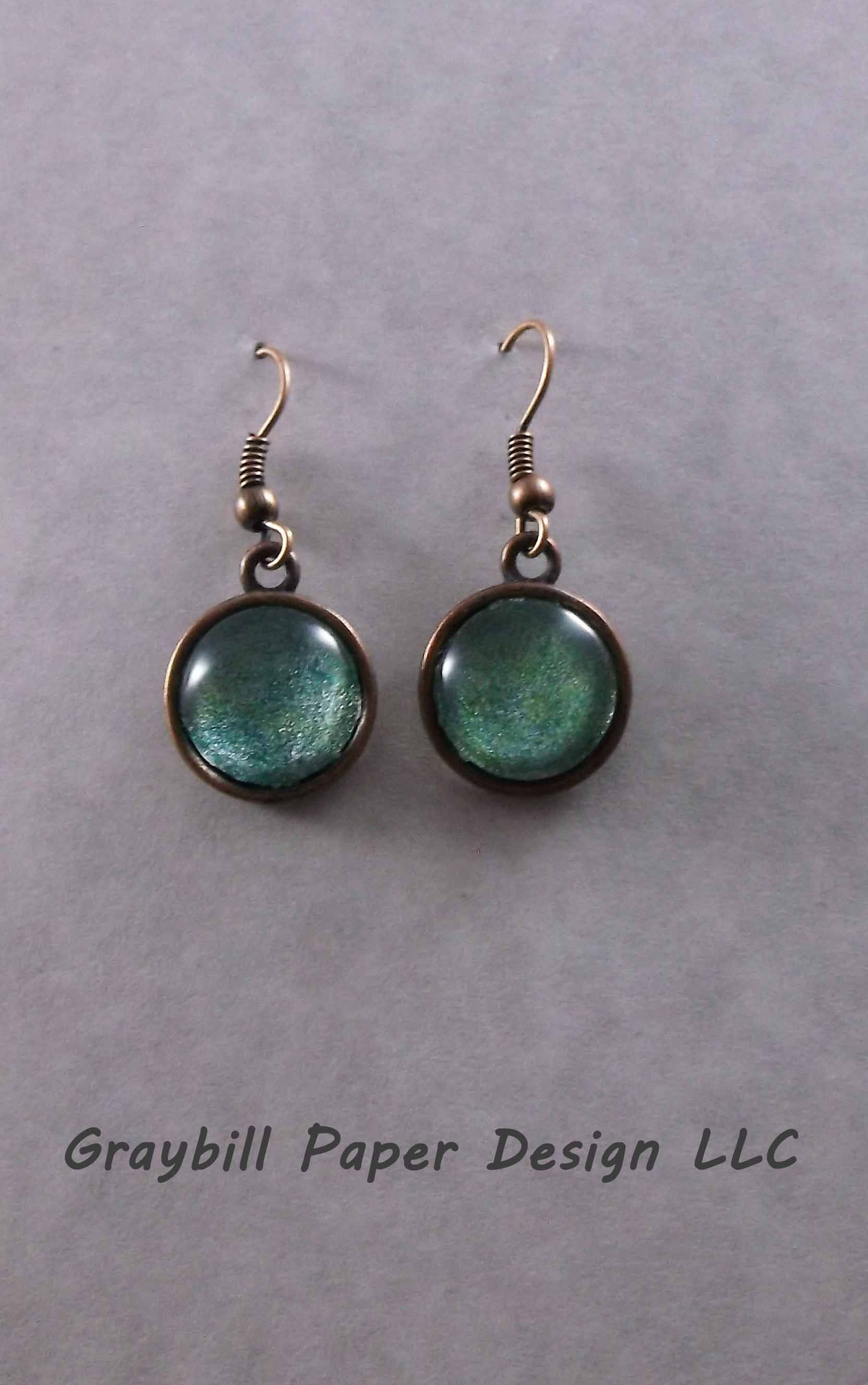 Copper Small Dangle Earring