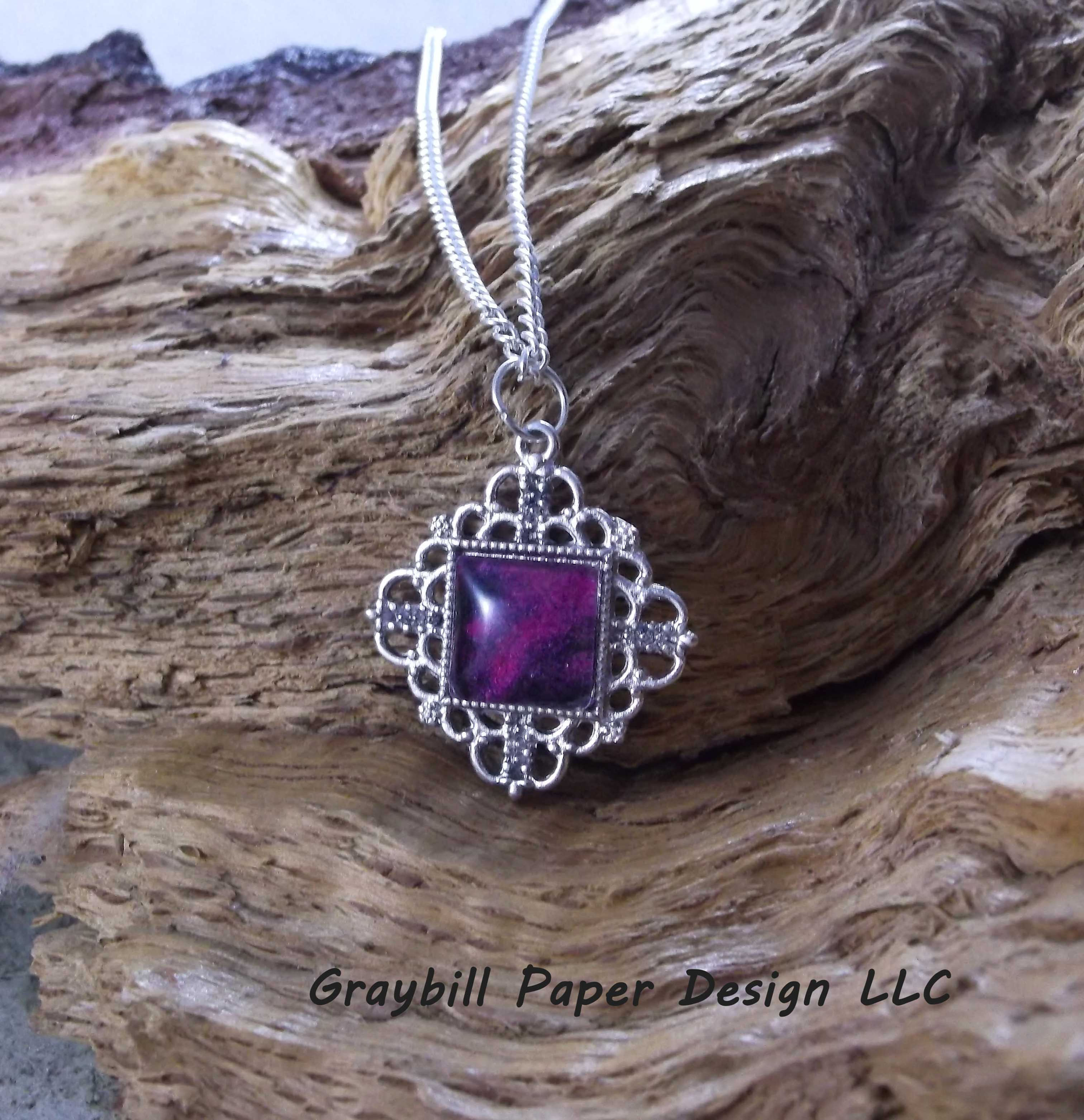 Antique Square Pendant