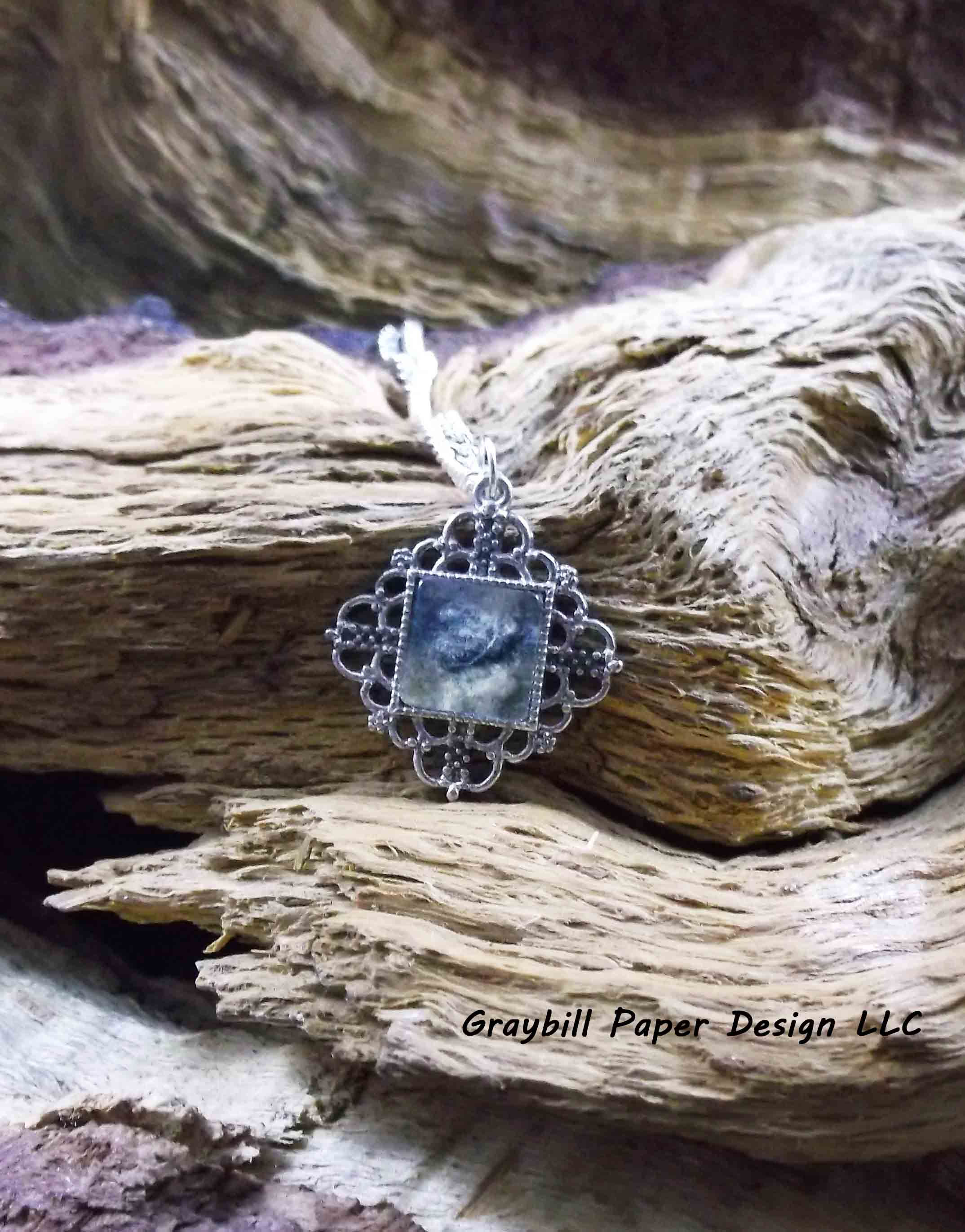 Diamond Square Pendant