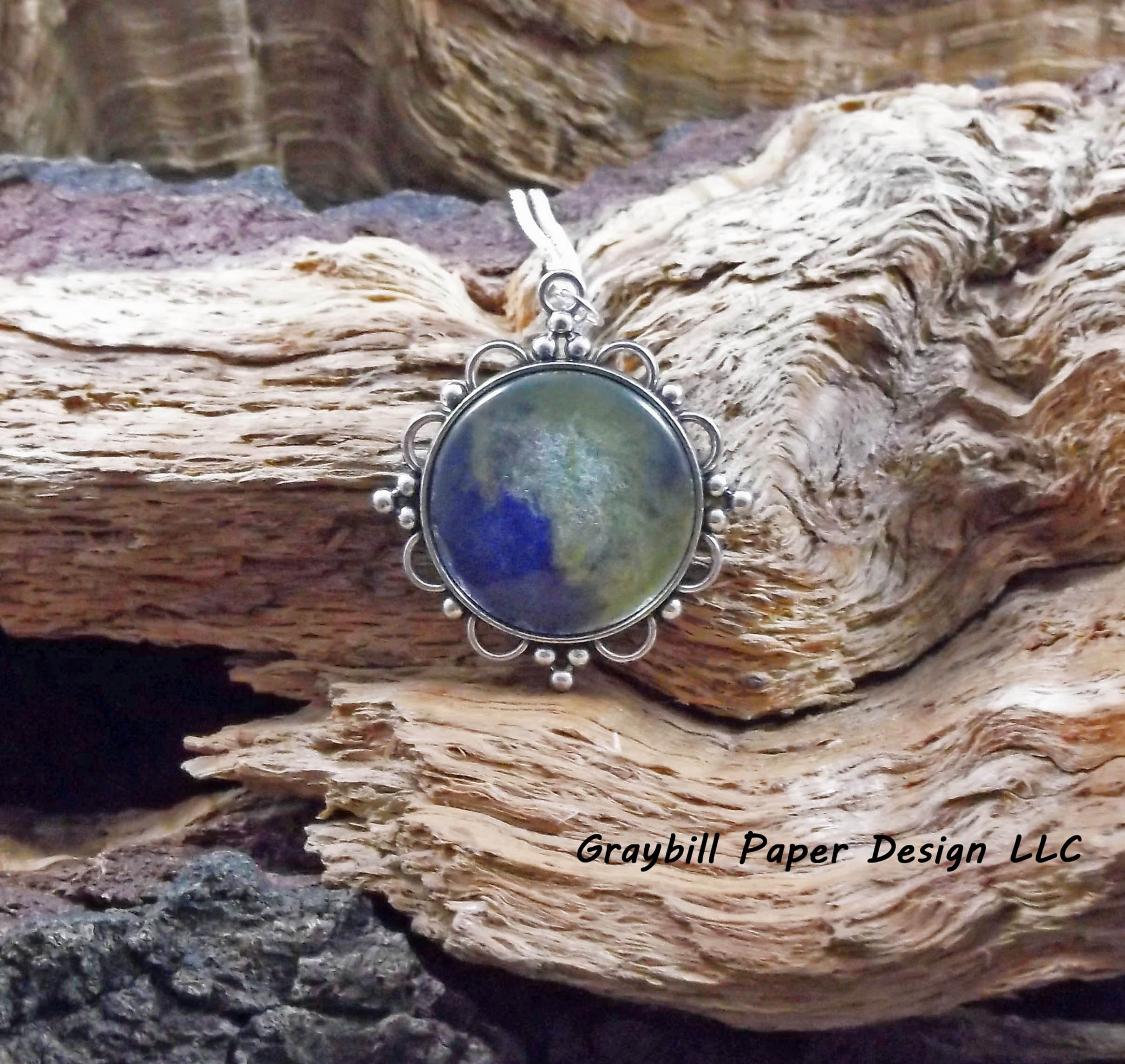 Scrolled Circle Pendant