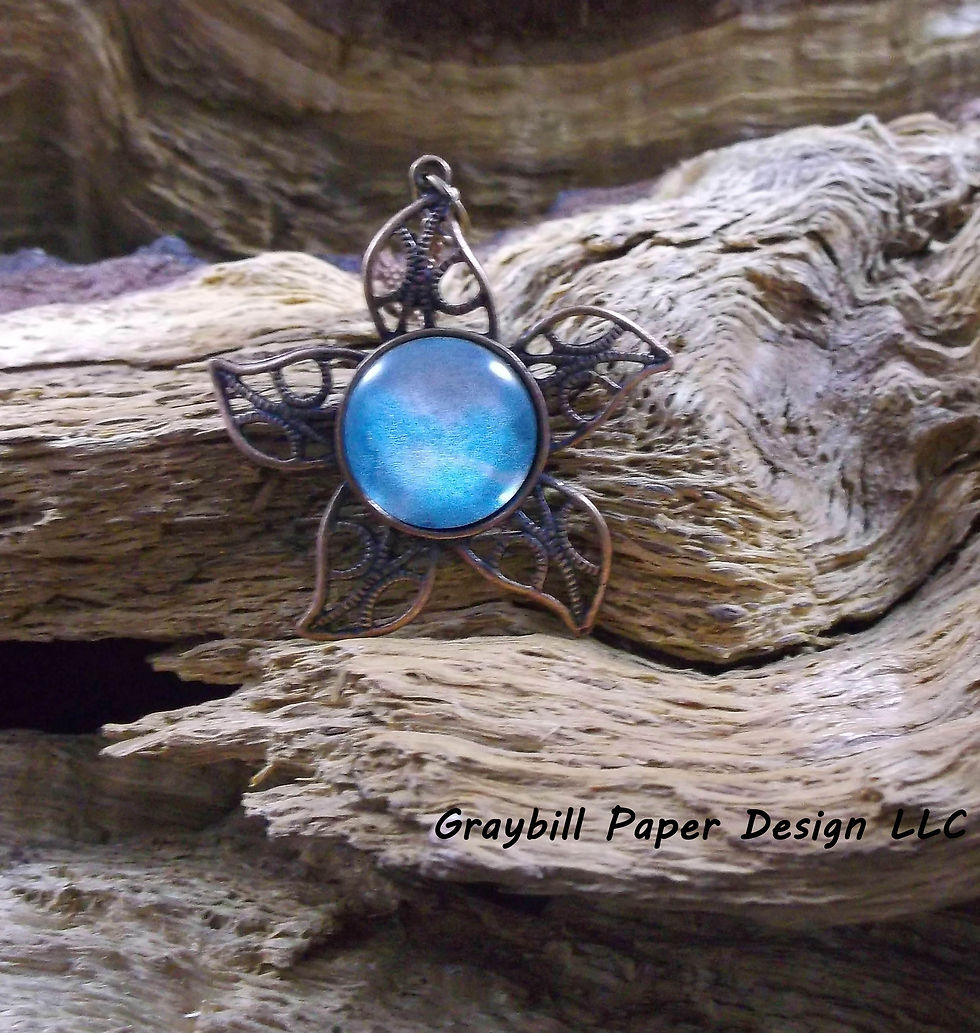 Thumbnail: Large Copper Sun Pendant