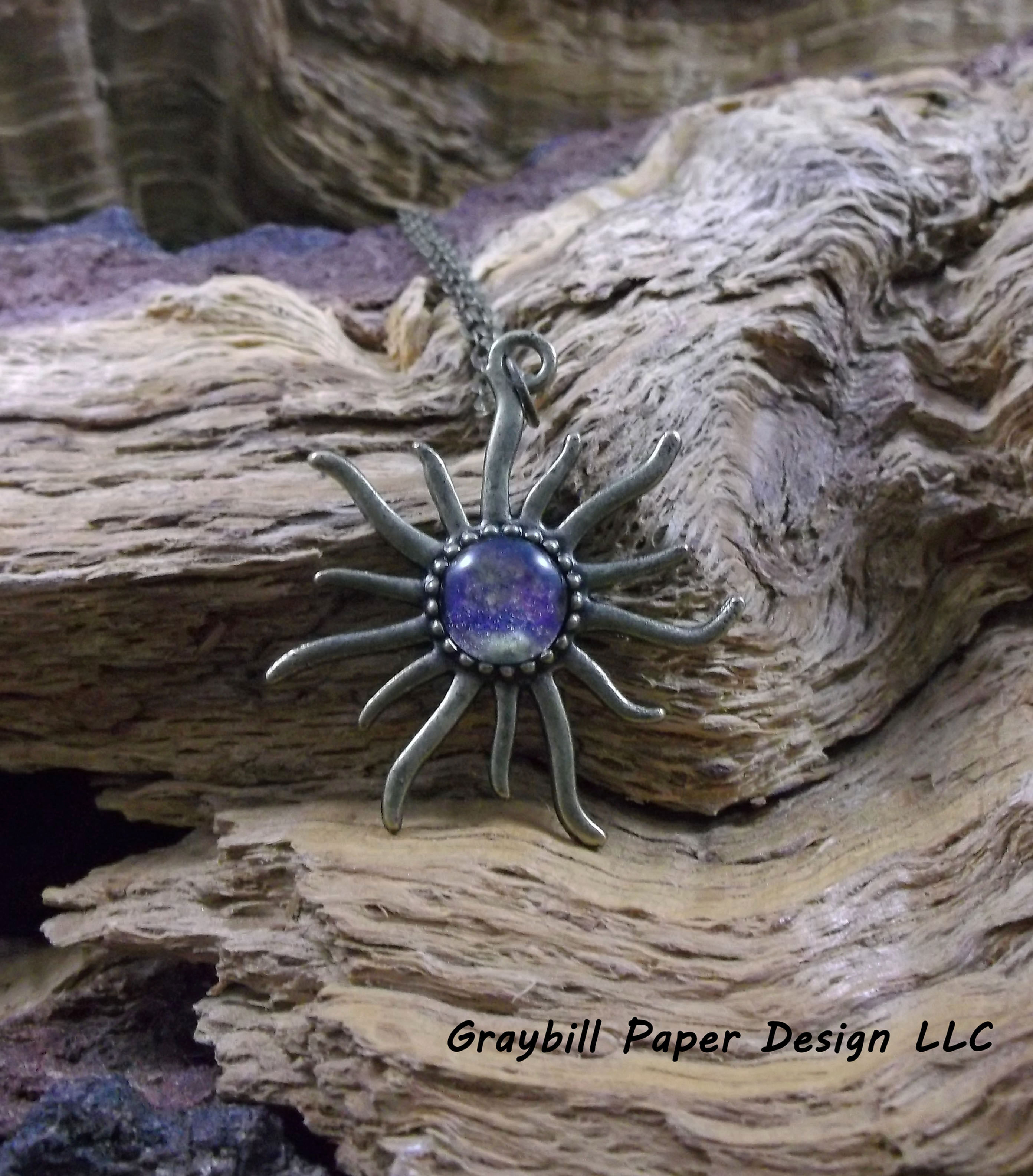 Brass Sun Pendant