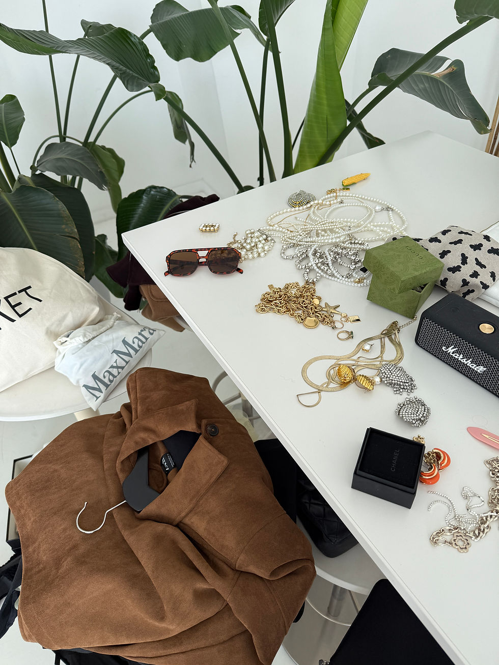 Elvira Nemyrova in her styling process