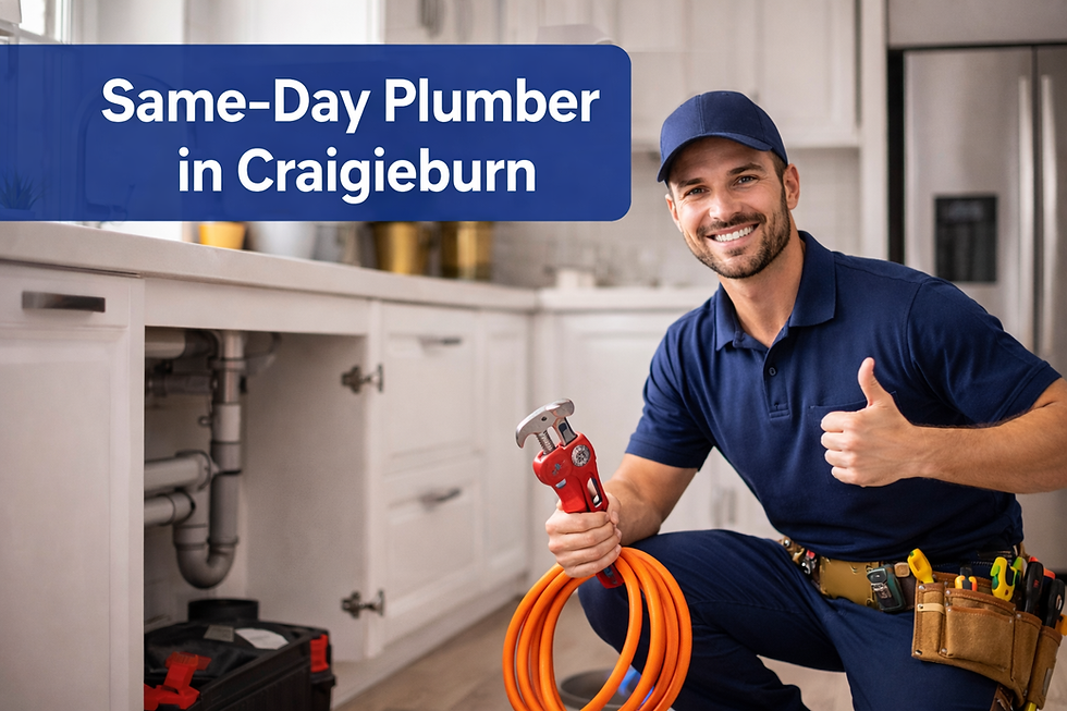 Same-Day Plumber in Craigieburn – When You Need Urgent Help
