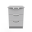 Thumbnail: 3 Drawer Bedside Cabinet