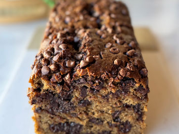 Receita de bolo de banana com gotas de chocolate