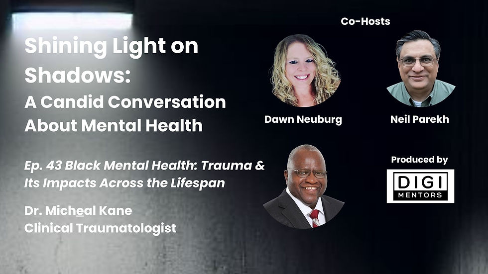 Ep. 43 Black Mental Health: Trauma & Its Impacts Across the Lifespan (Dr. Micheal Kane)