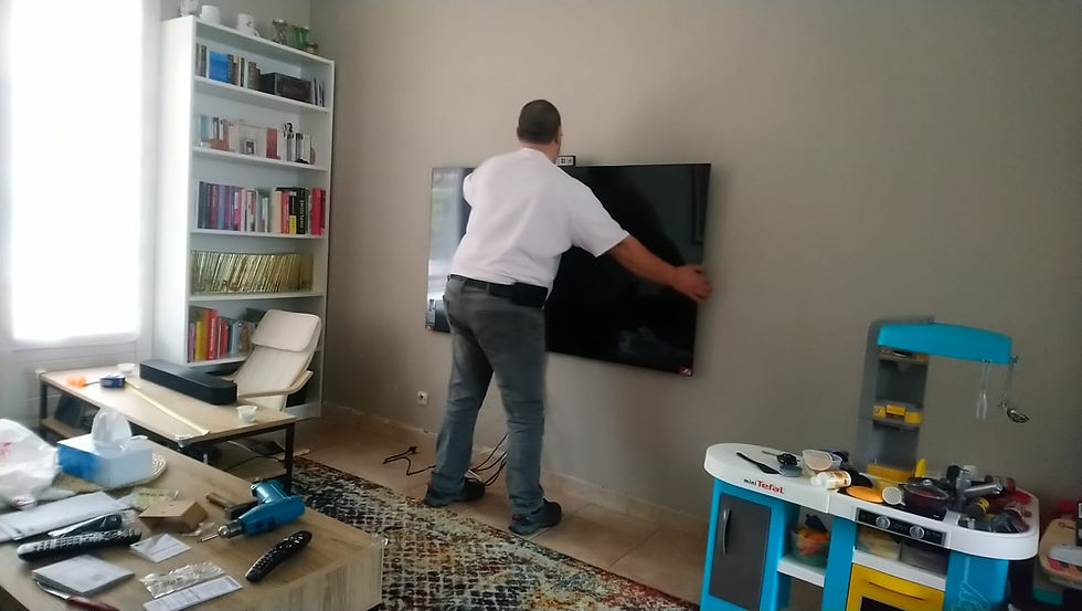 Installation 55" à domicile