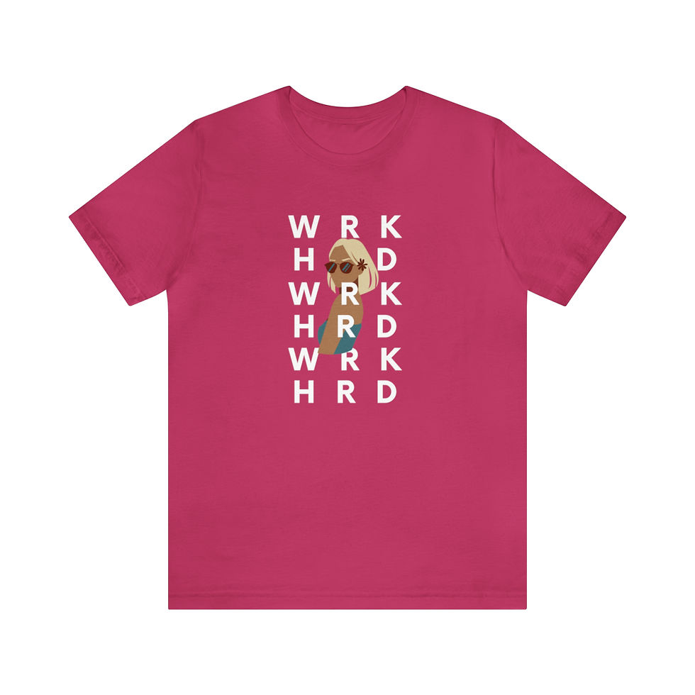 Thumbnail: WORK HARD Jersey Short Sleeve Tee