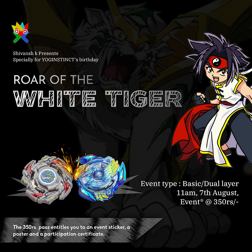 Roar Of The White Tiger 7 Aug 2021 NEW DELHI BASIC GRADE KALKAJI OPENNAIR GYM YOGINSTINCT'S BIRTHDAY BASH