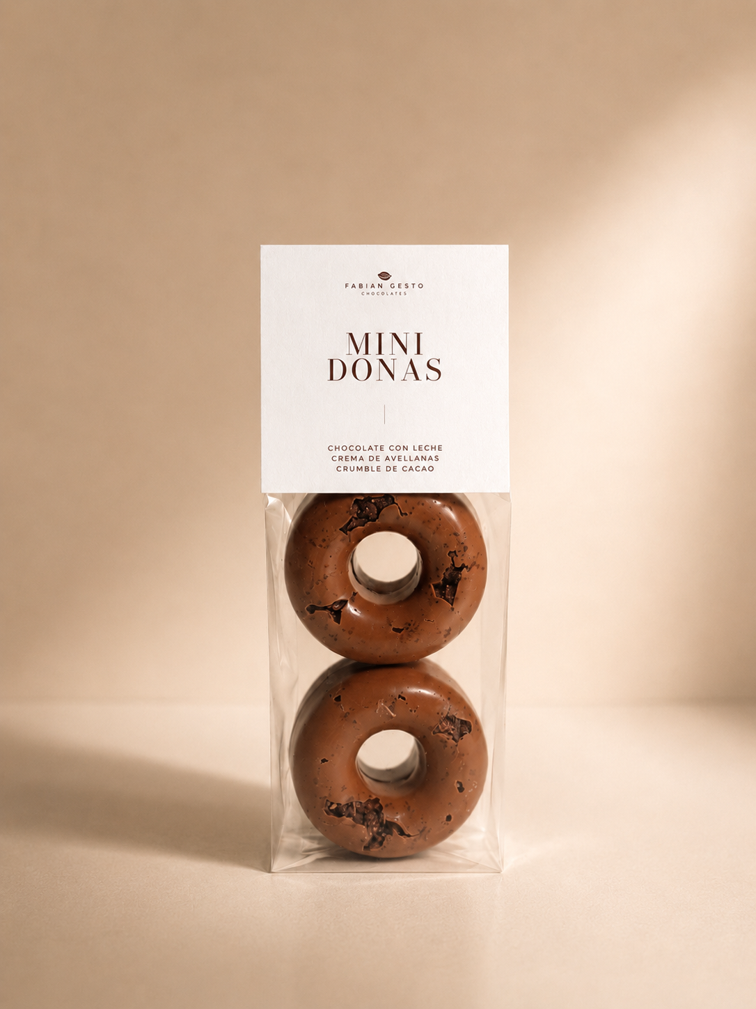 Choco donas de avellana y cacao