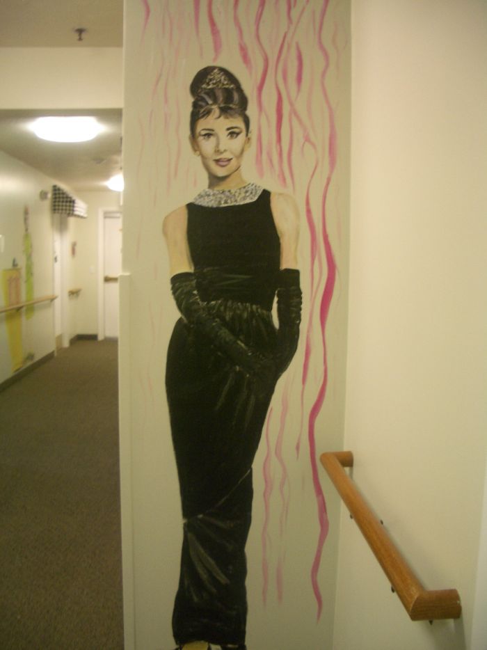 Audrey Hepburn Mural