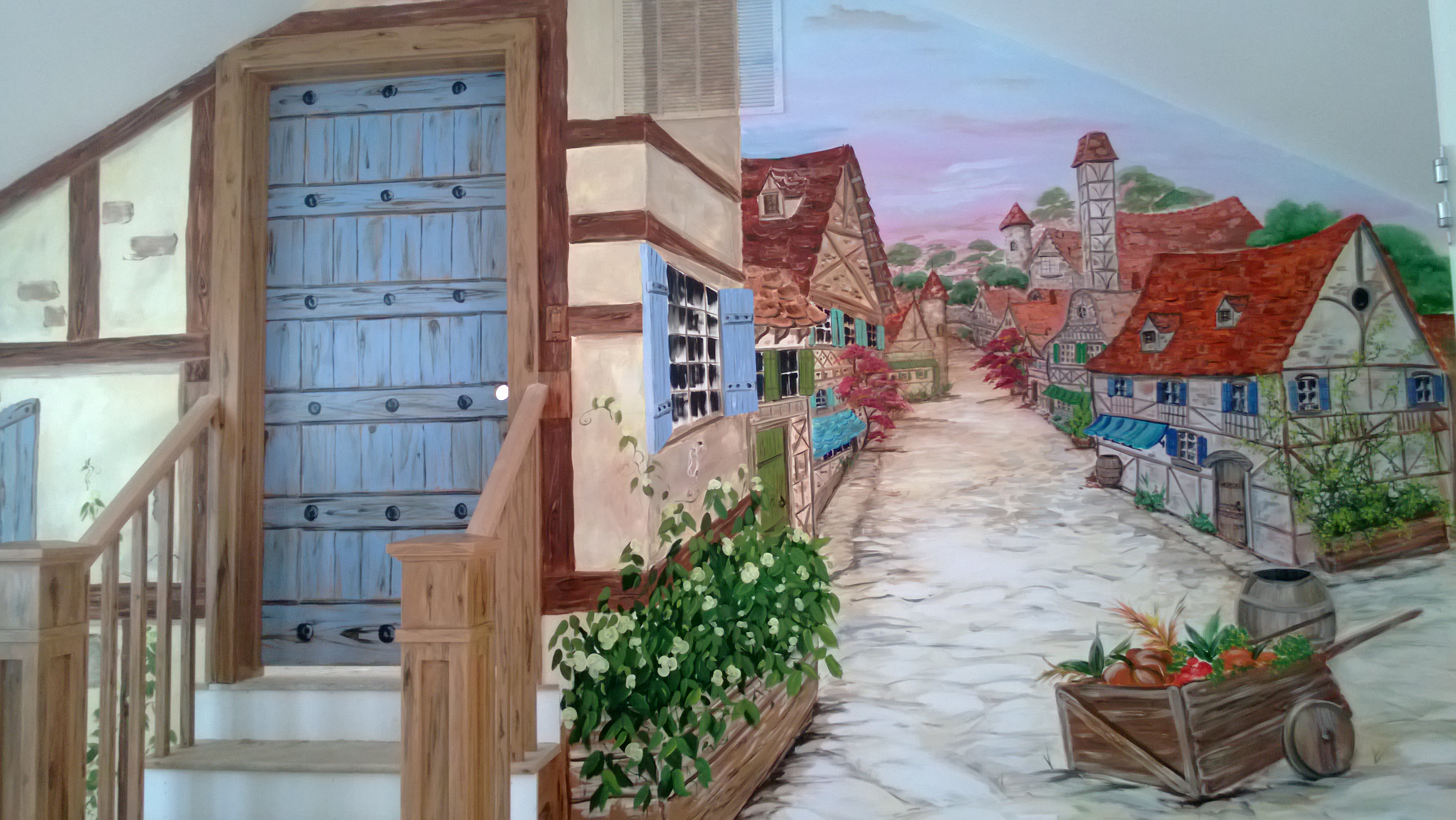 Belle's Quiet Village Mural