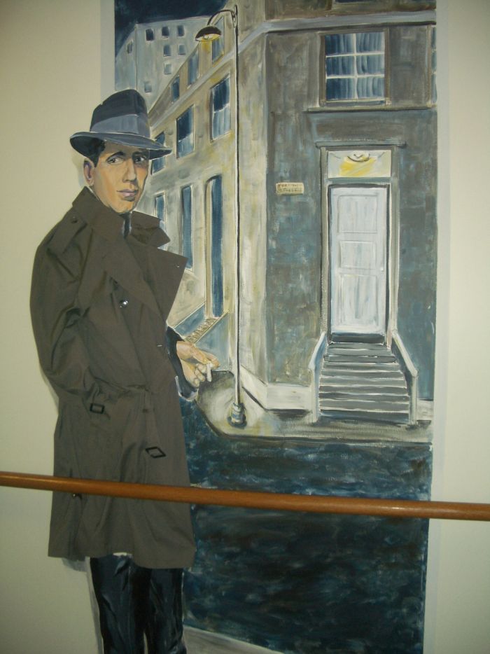 Humphrey Bogart Mural