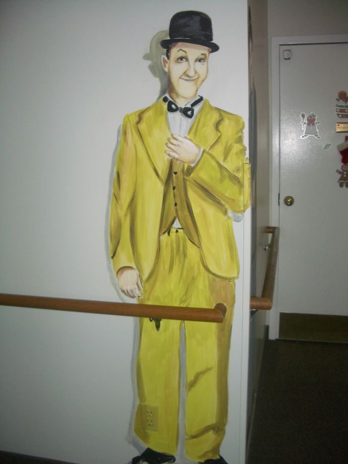Laurel from a Laurel and Hardy Mural