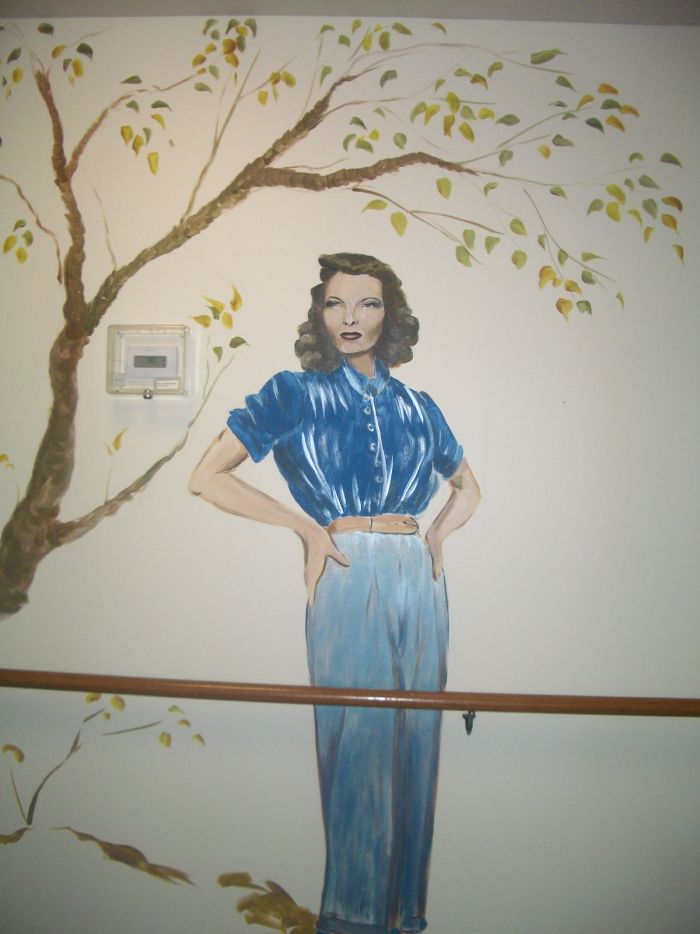 Katharine Hepburn Mural