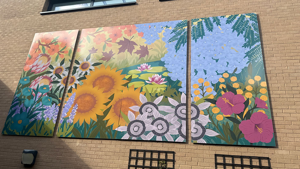 A View Worth Holding: My Mural for Compton Hall