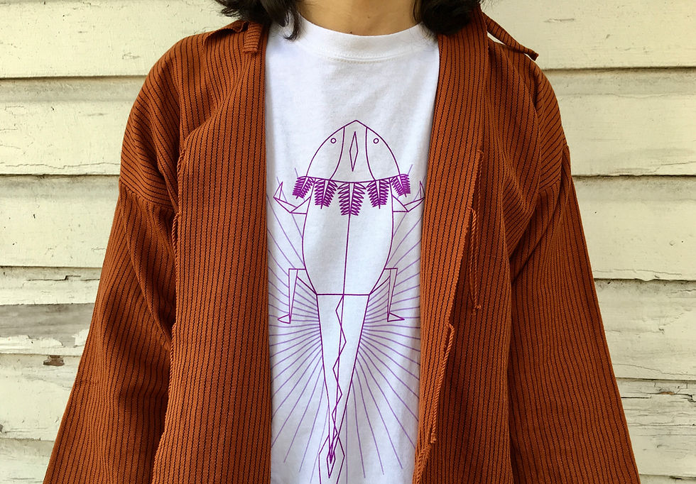 Thumbnail: Backstrap Loom Woven Jacket (unisex)