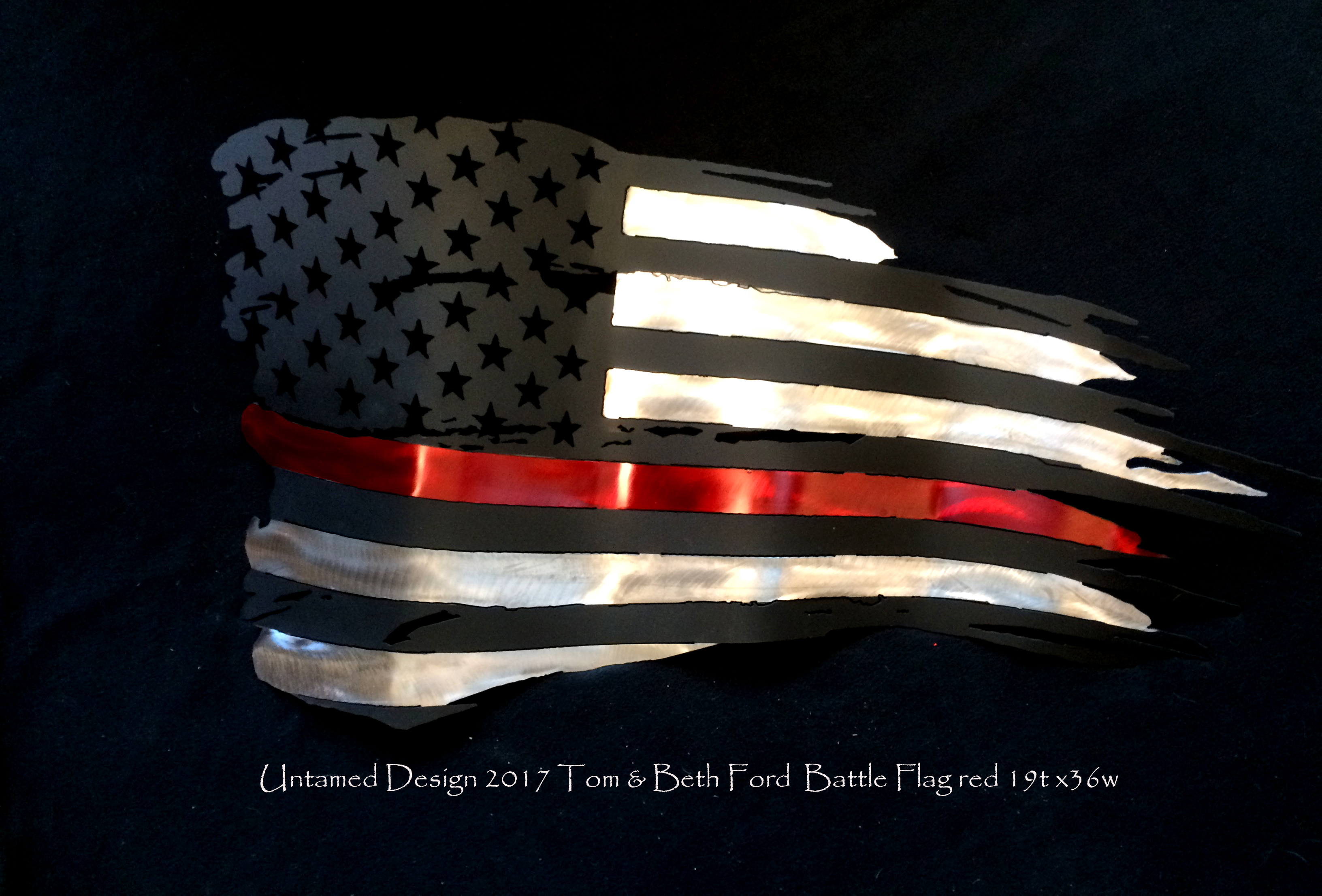 Battle Flag Red LIne