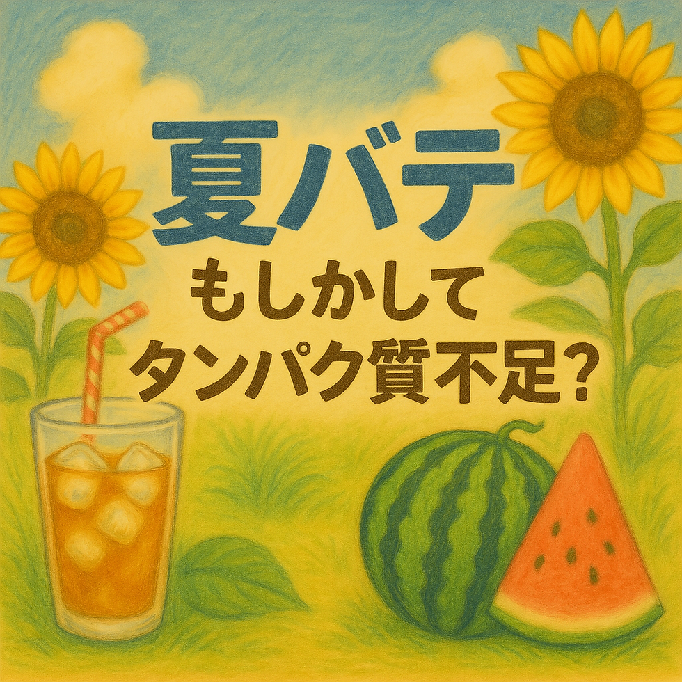 夏バテはタンパク質も関係が…